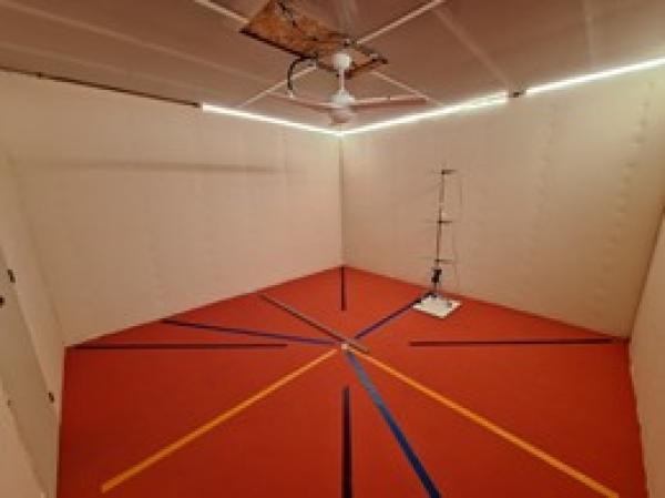 Photo de l’intérieur de la cellule d’essai